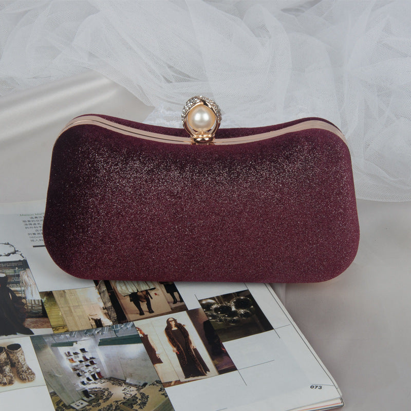 Vintage Allure Velvet Purse