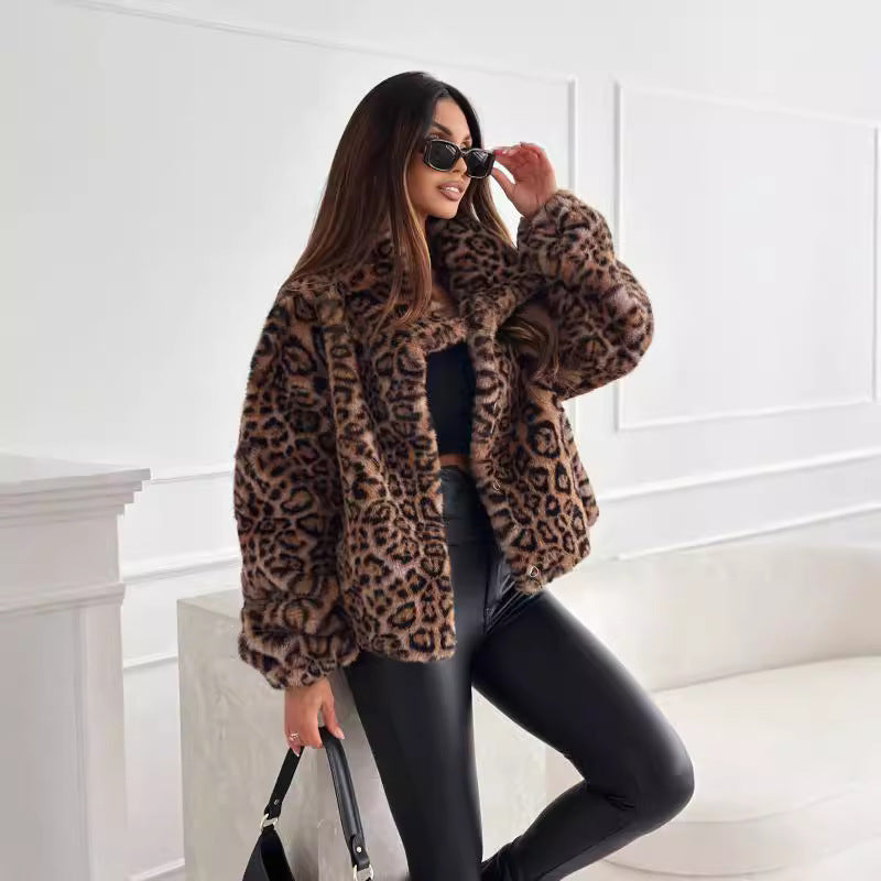 Leopard Fur Jacket