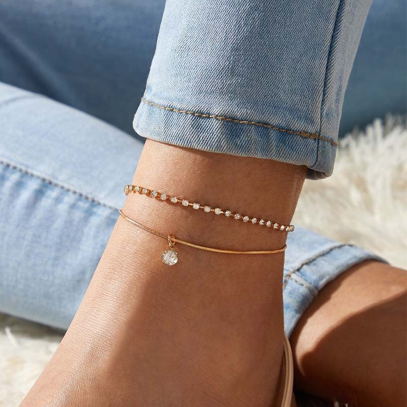 Boho Gem Anklet