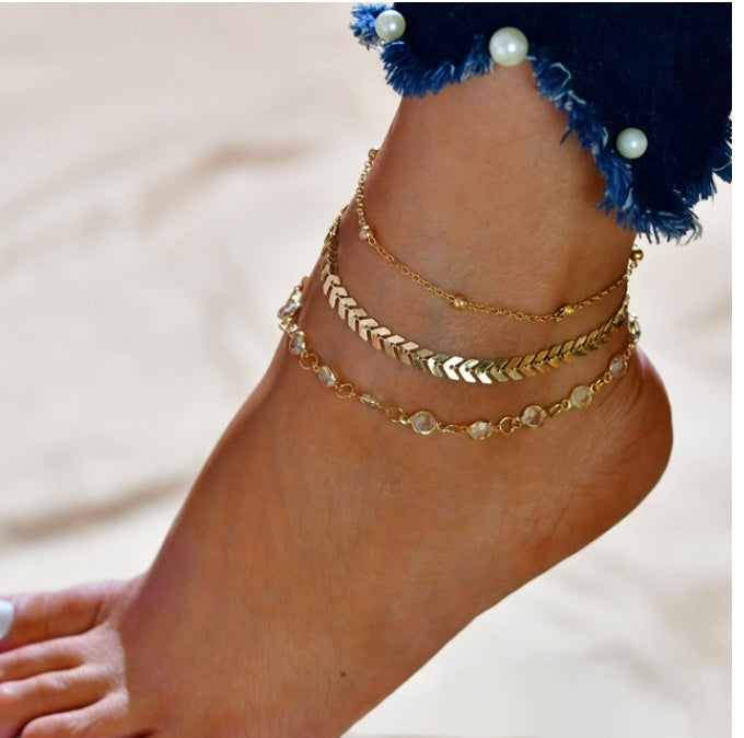 Boho Gem Anklet