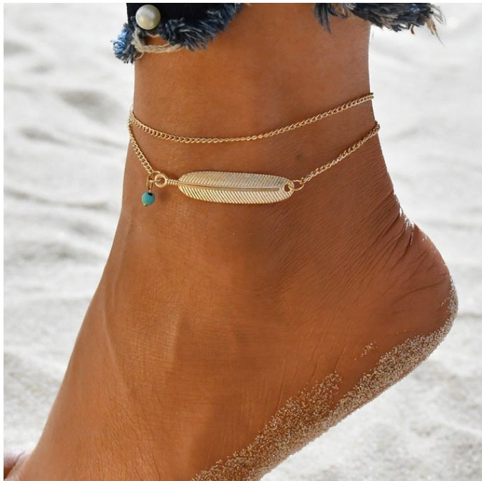 Boho Gem Anklet