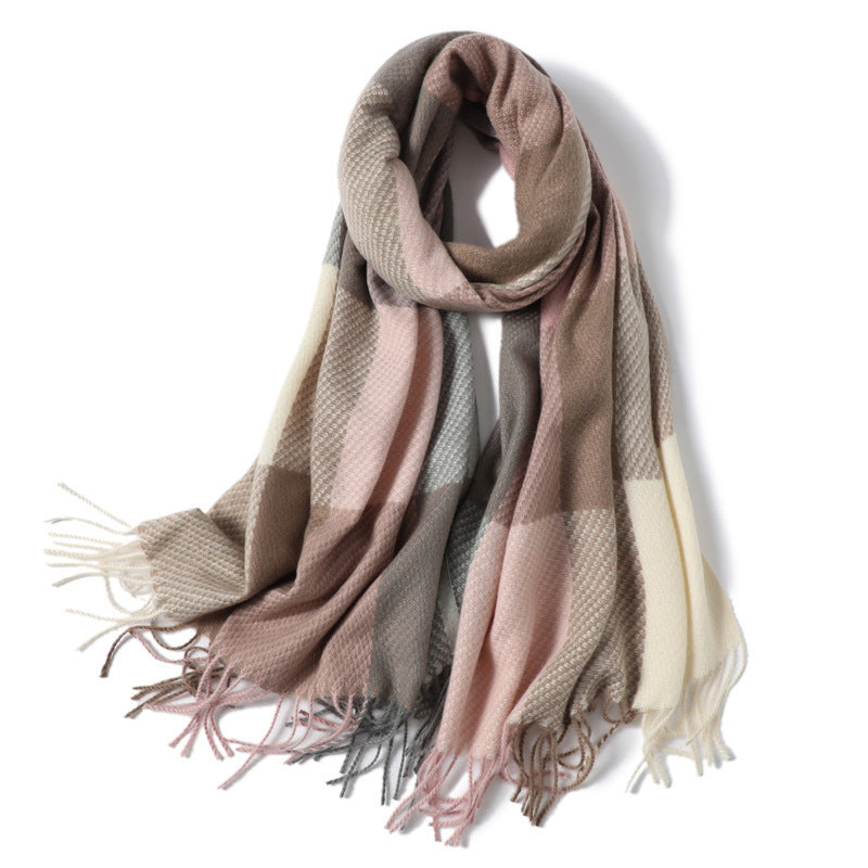 Checkmate Cashmere Scarf