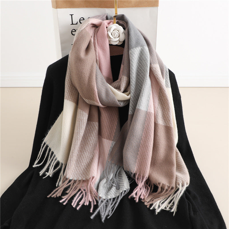 Checkmate Cashmere Scarf