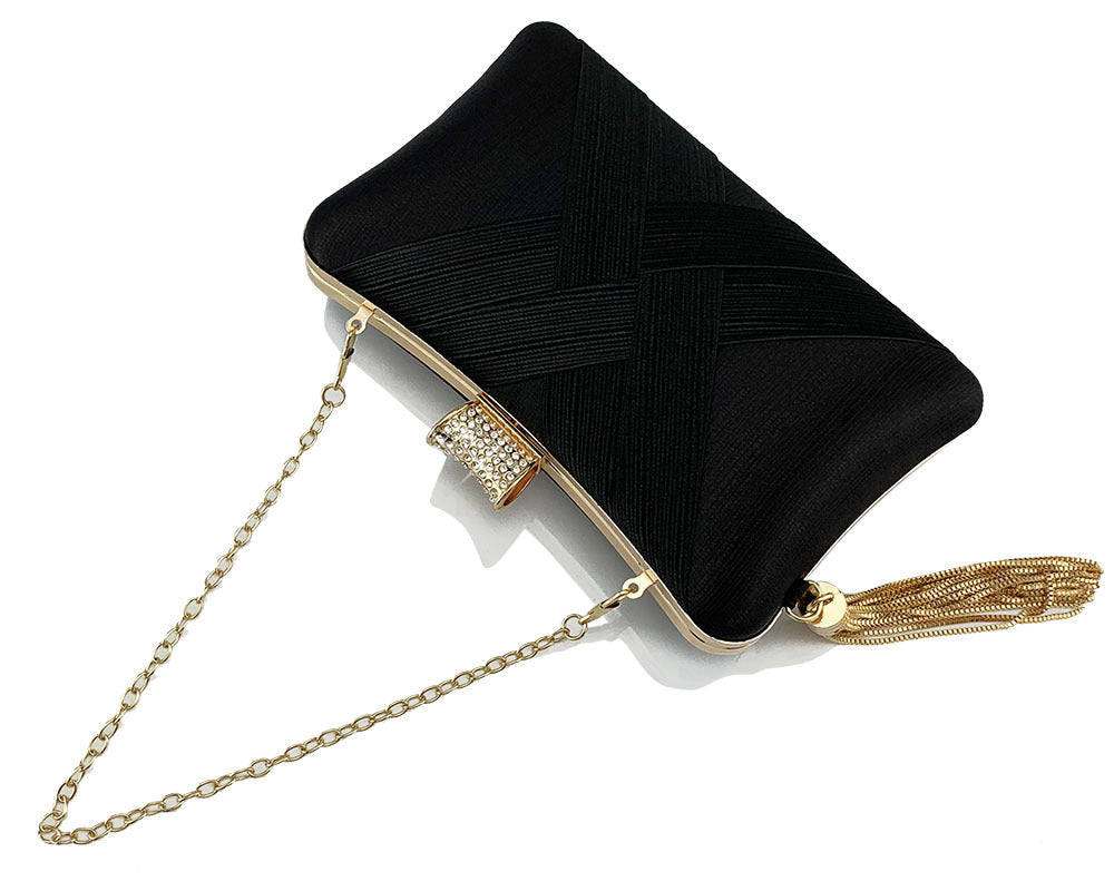 Fringed Sparkle Evening Bag