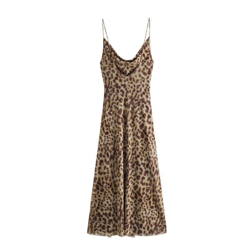 Animal Print Tulle Dress