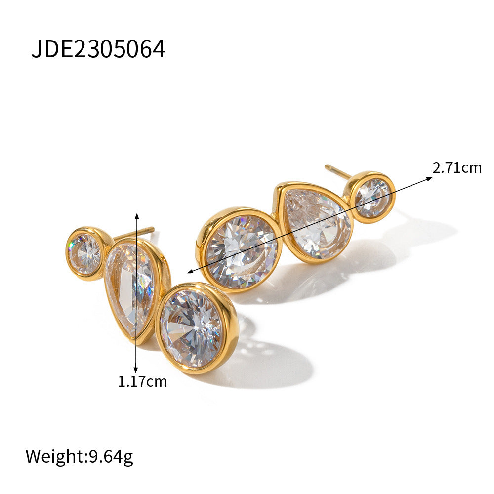 Zircon Radiance Earrings