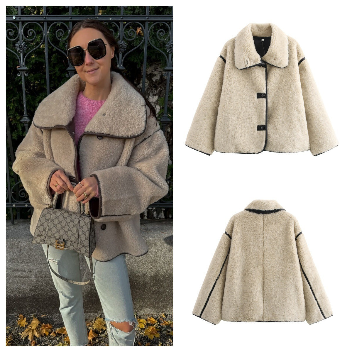 Plush Embrace Fur Coat