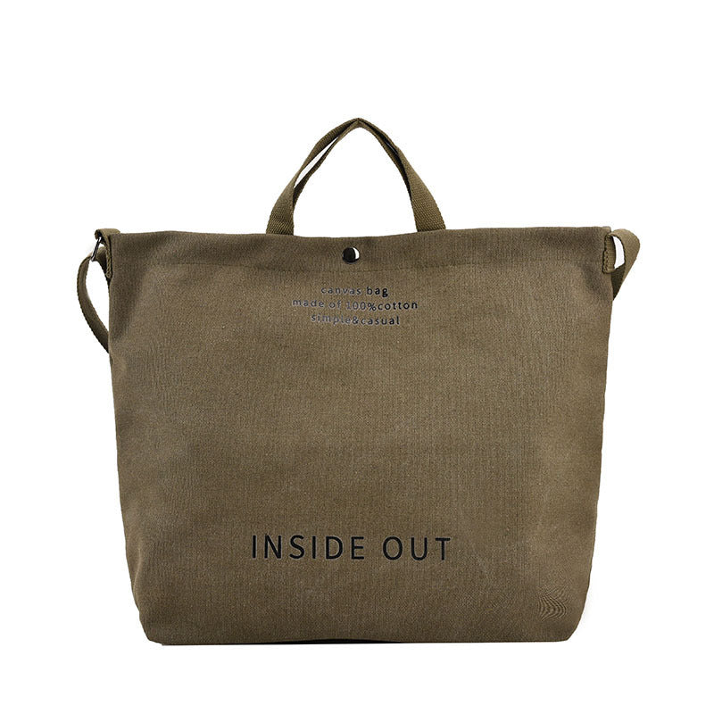 Canvas Chic Shoulder Bag