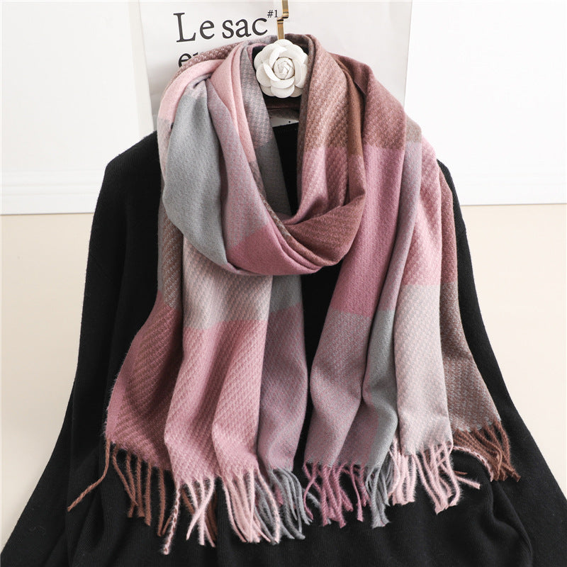 Checkmate Cashmere Scarf