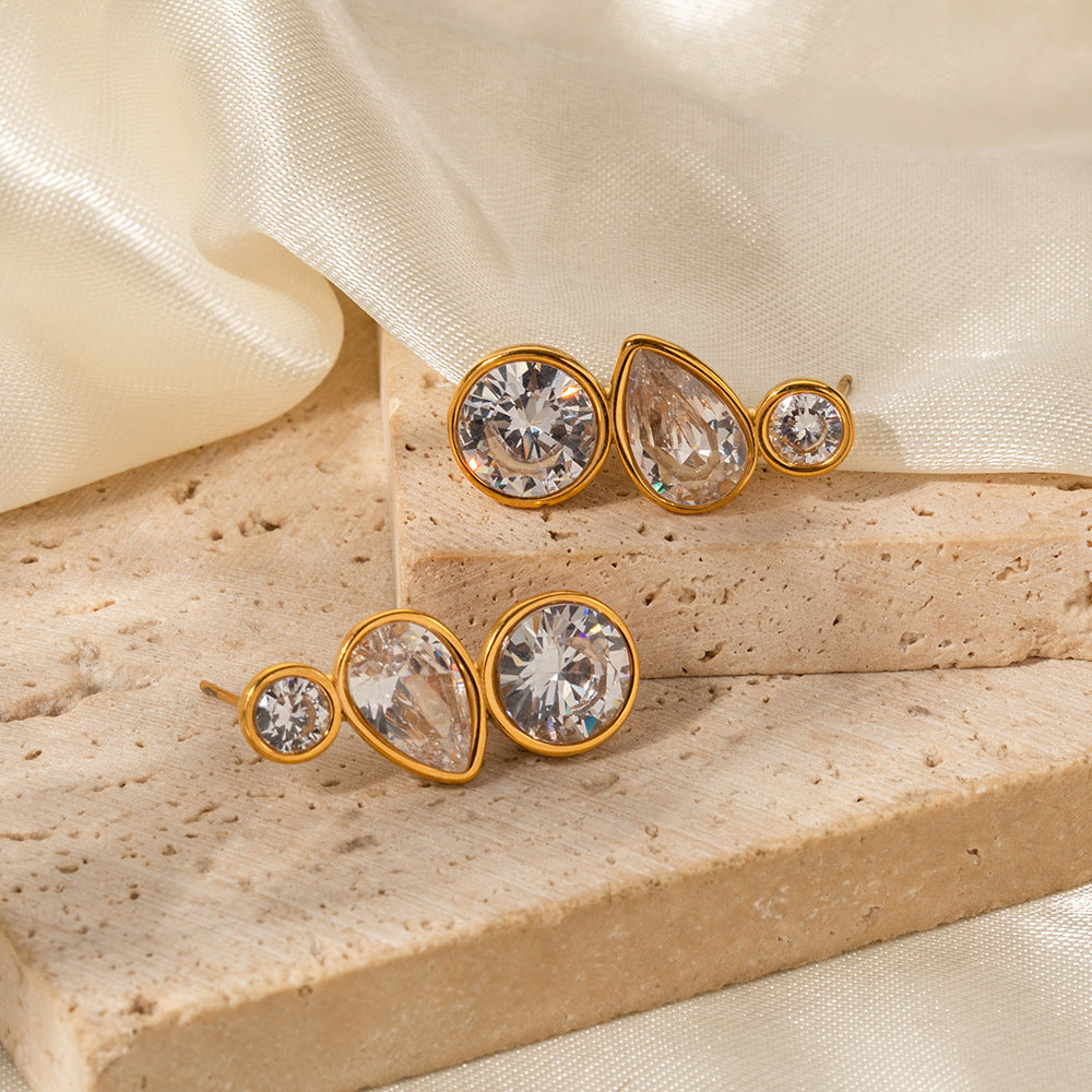 Zircon Radiance Earrings