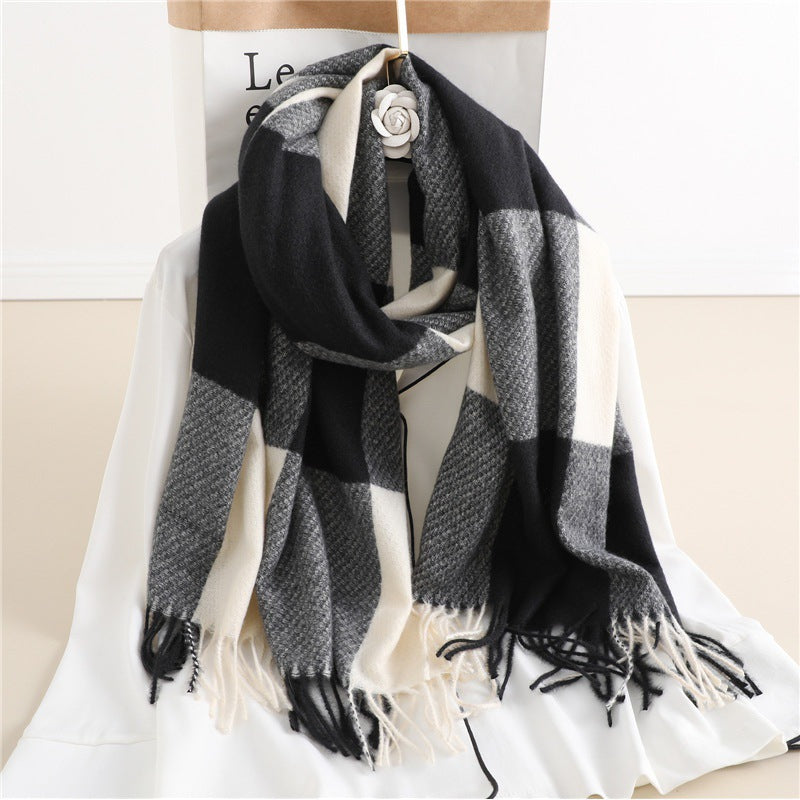 Checkmate Cashmere Scarf