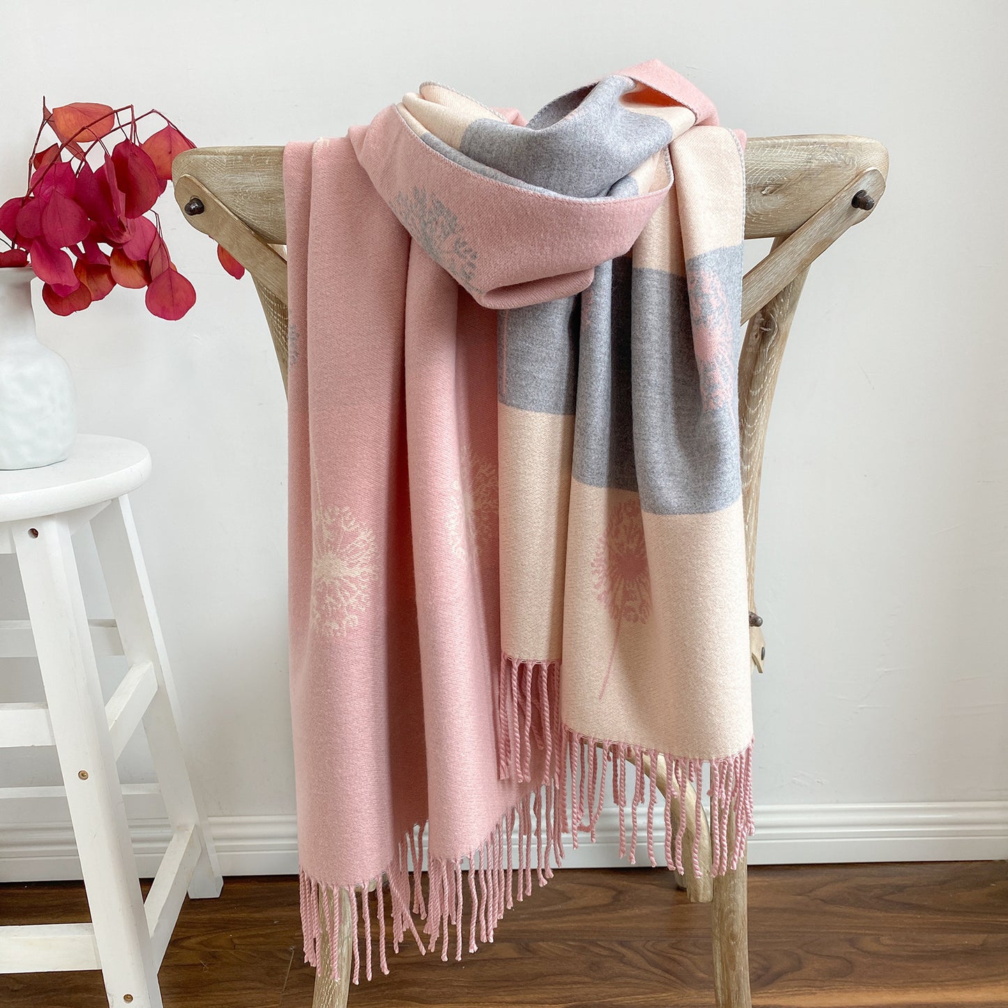 Winter Meadow Jacquard Scarf