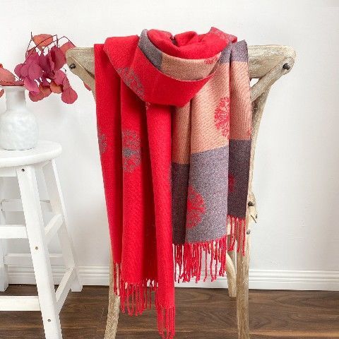 Winter Meadow Jacquard Scarf