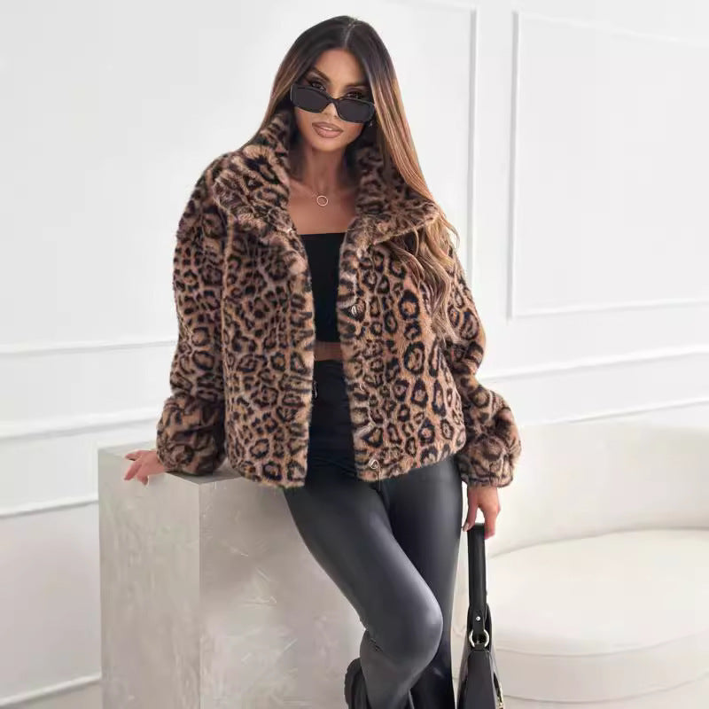 Leopard Fur Jacket