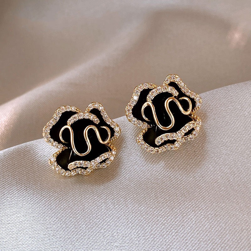 Camellia Luxe Studs