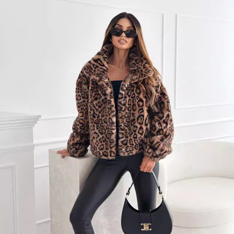 Leopard Fur Jacket