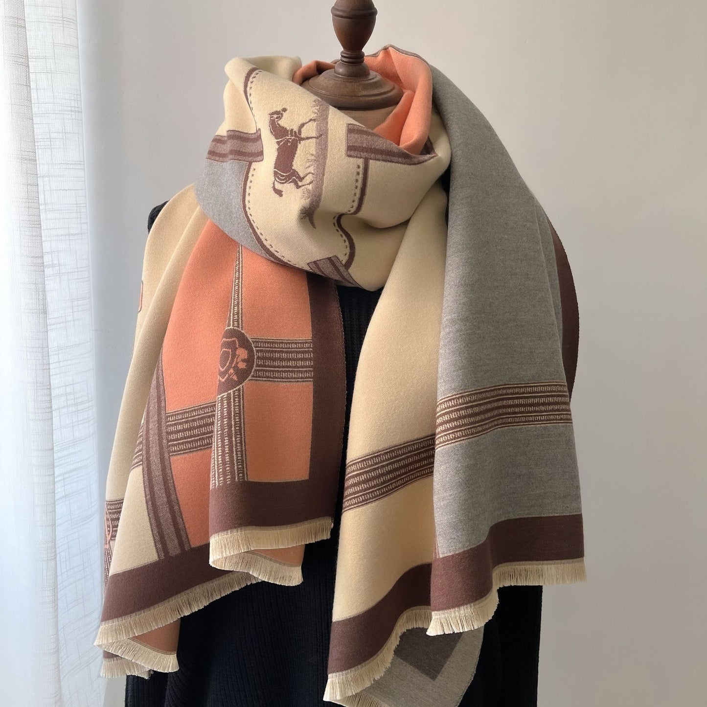 Tonal Elegance Scarf