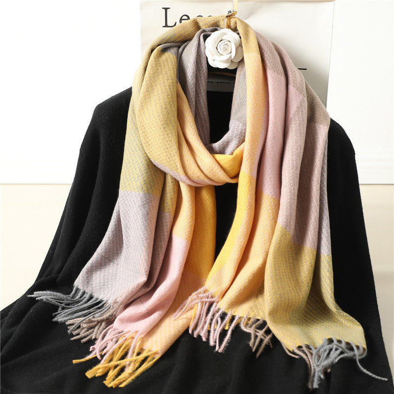 Checkmate Cashmere Scarf