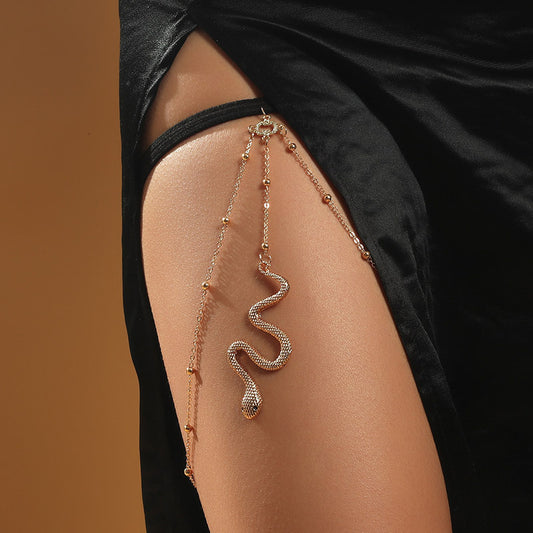 Boho Chic Serpent Thigh Chain