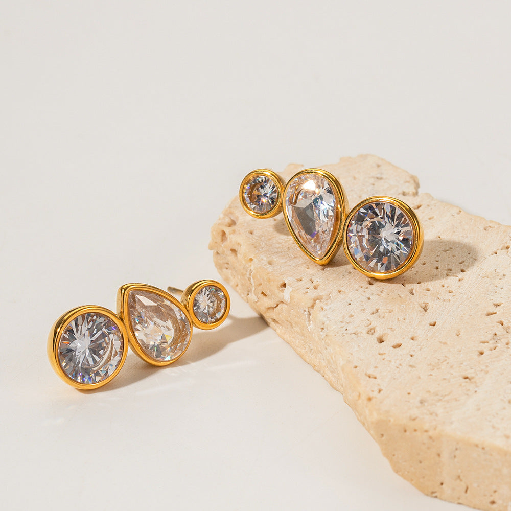 Zircon Radiance Earrings