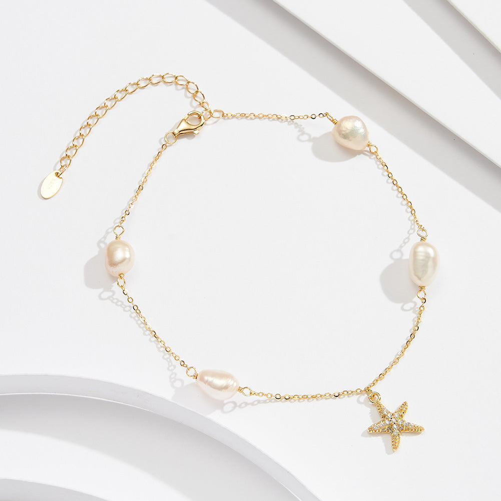 Pearl Horizon Anklet